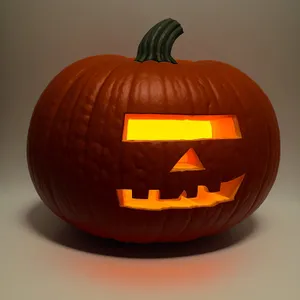 Glowing Halloween Pumpkin Lantern