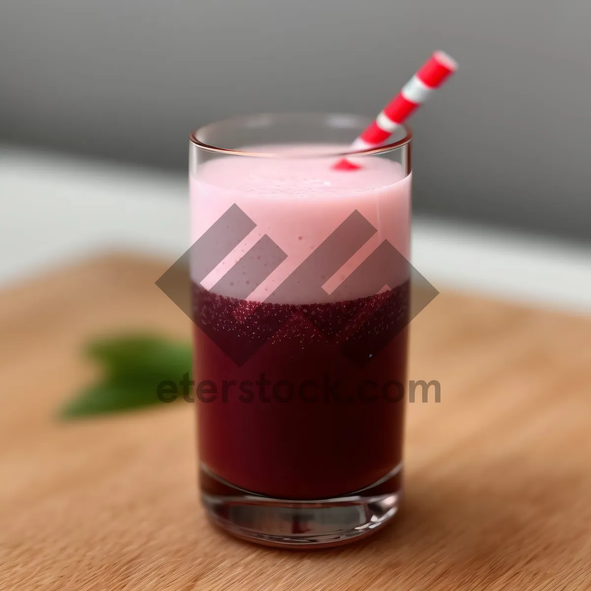 Picture of Refreshing Fruit Smoothie with Sweet Cream