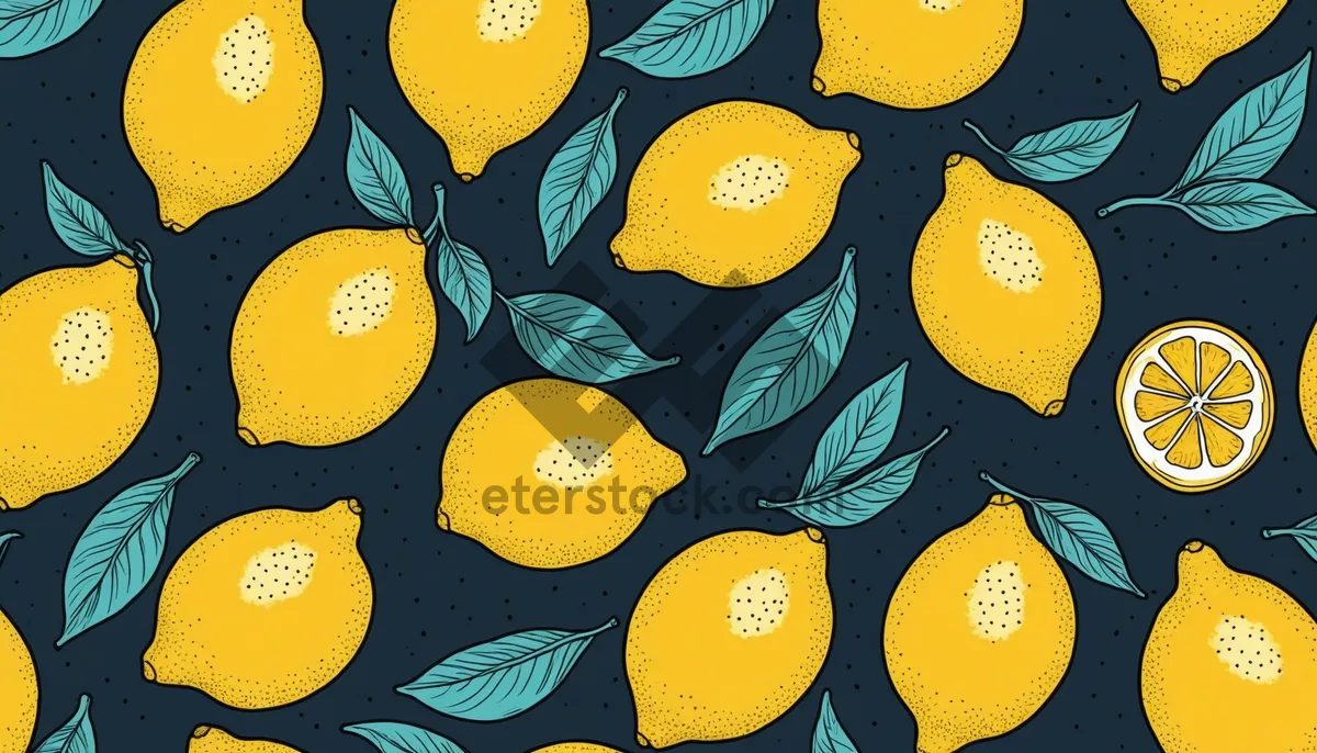 Picture of Floral moon graphic design wallpaper pattern.