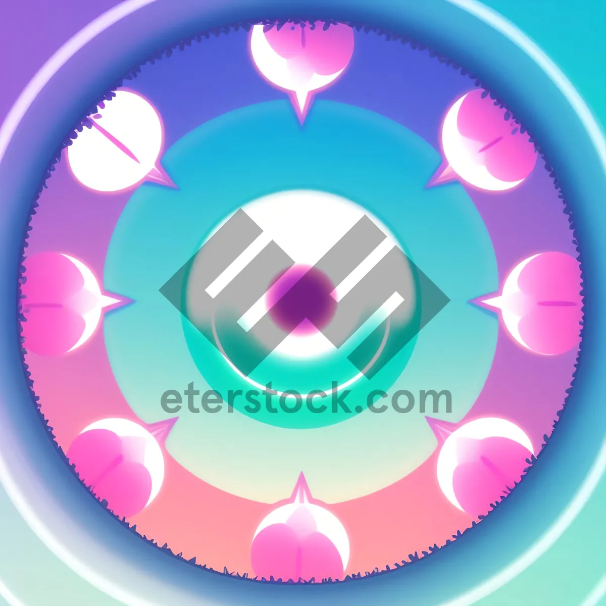 Picture of Shiny Round Glass Web Button Icon