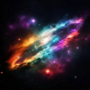 Dark Galaxy Night Sky Space Art Design Wallpaper