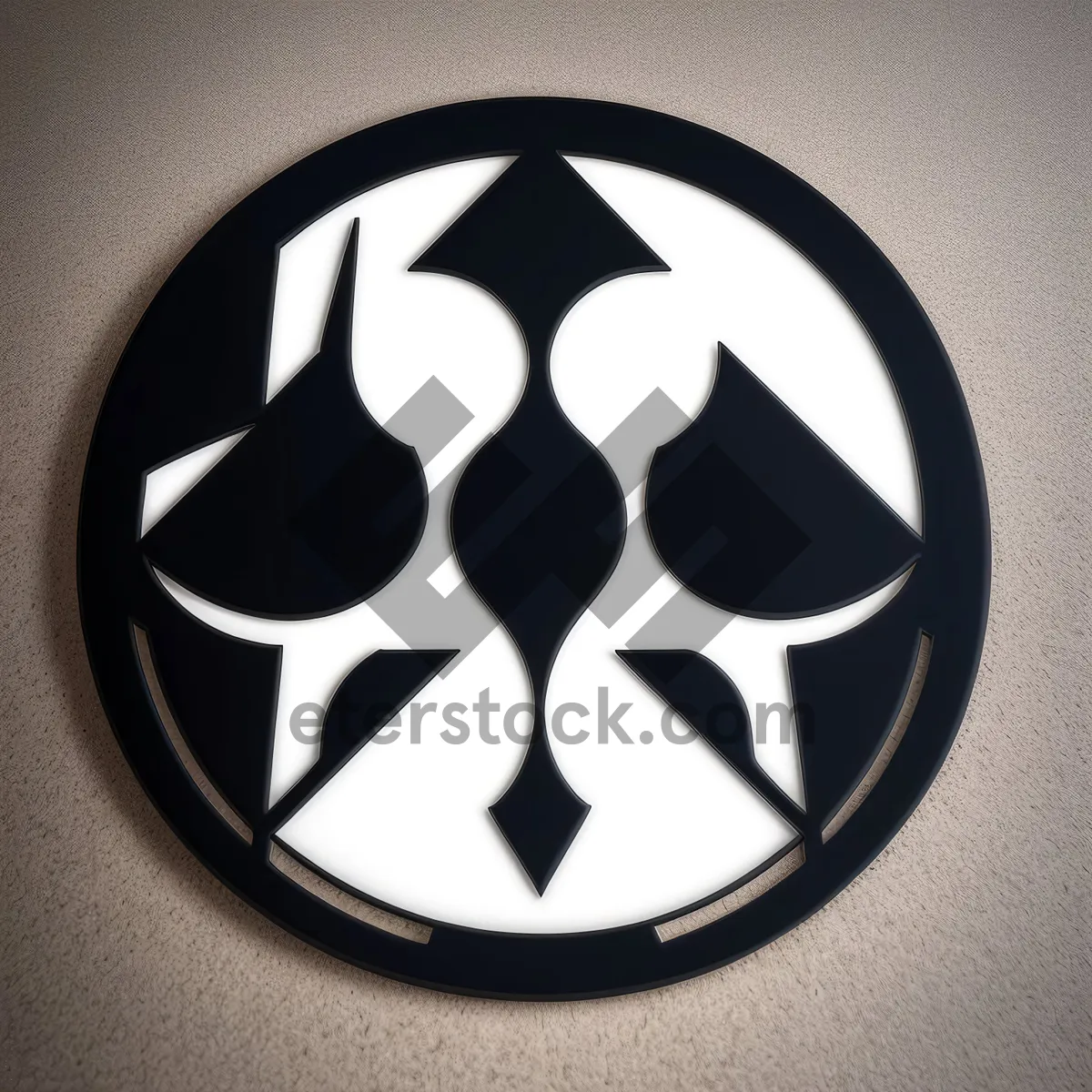 Picture of Black Trivet Icon - Graphic Design Symbol