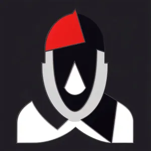 Pirate Symbol: Black Heraldry Icon Graphic Design