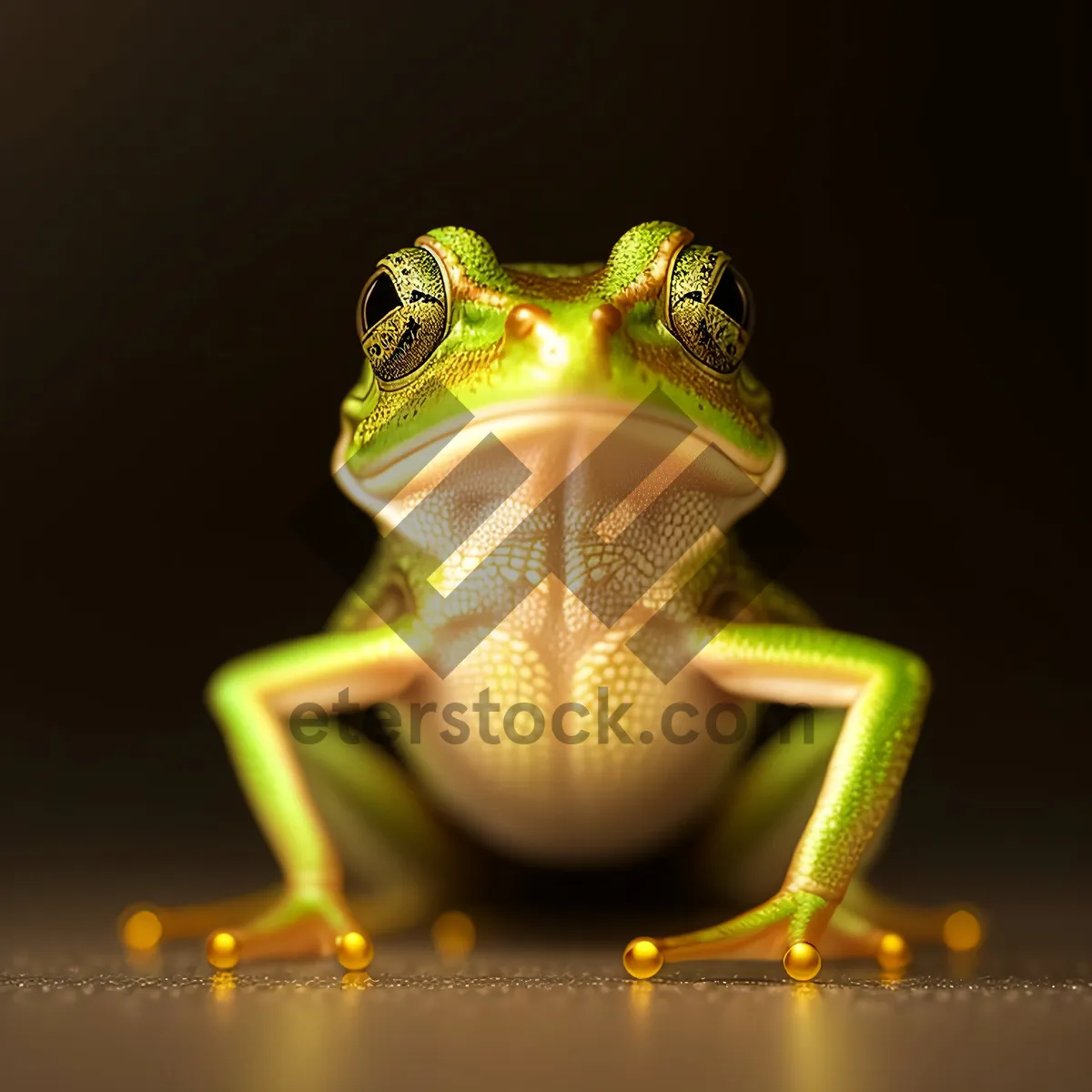 Picture of Vibrant Eyed Tree Frog: Colorful and Bewitching