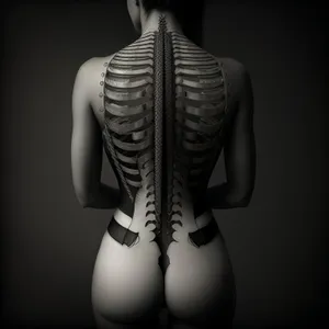 Anatomical Human Skeleton - Radiant & Revealing X-Ray