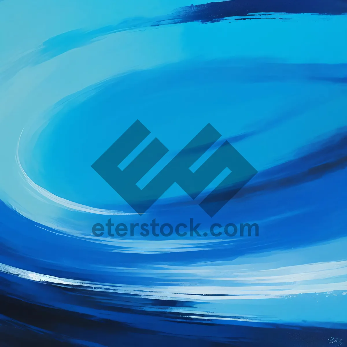 Picture of Fluid Ripple - Abstract Water Motion Background