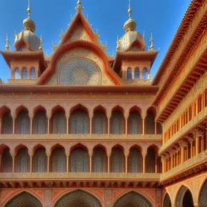 Historic City Palace: Architectural Marvel with Towering Dome