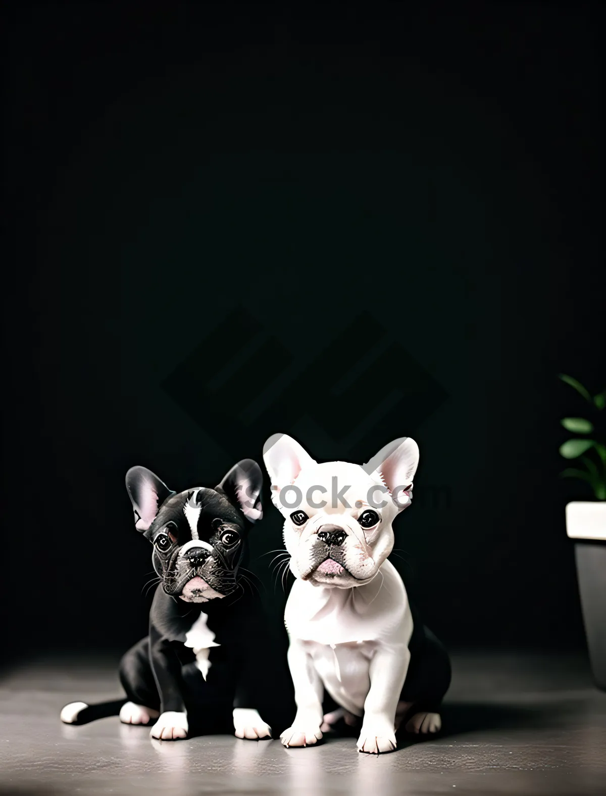 Picture of Adorable Black Terrier Portrait