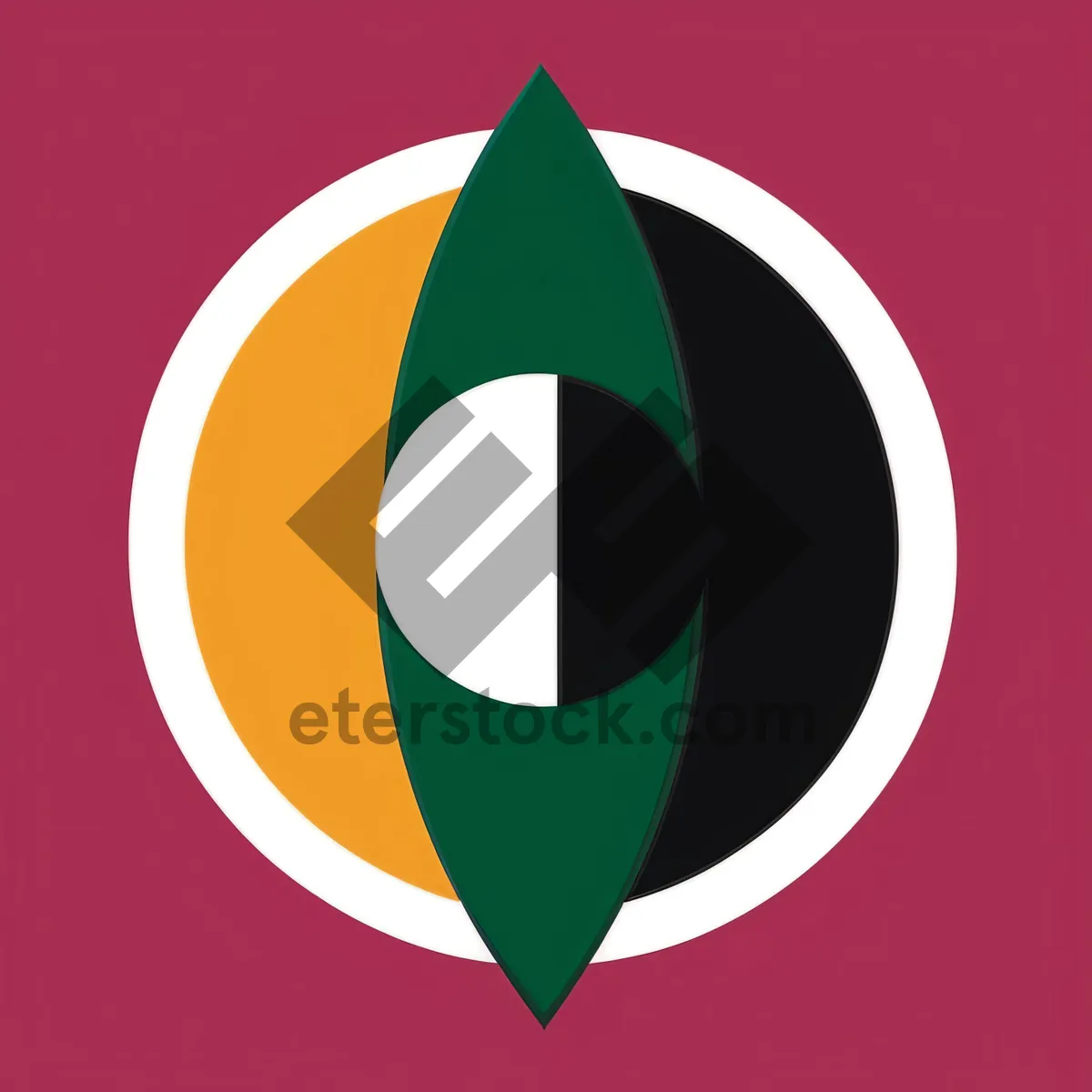 Picture of Heart-shaped Graphic Design Symbol