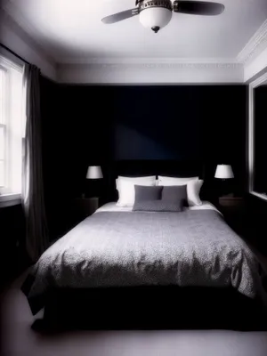 Modern Luxury Interior with Cozy Bedroom