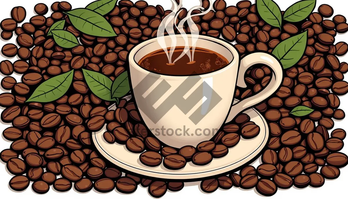 Picture of Hot Cappuccino in Ceramic Cup