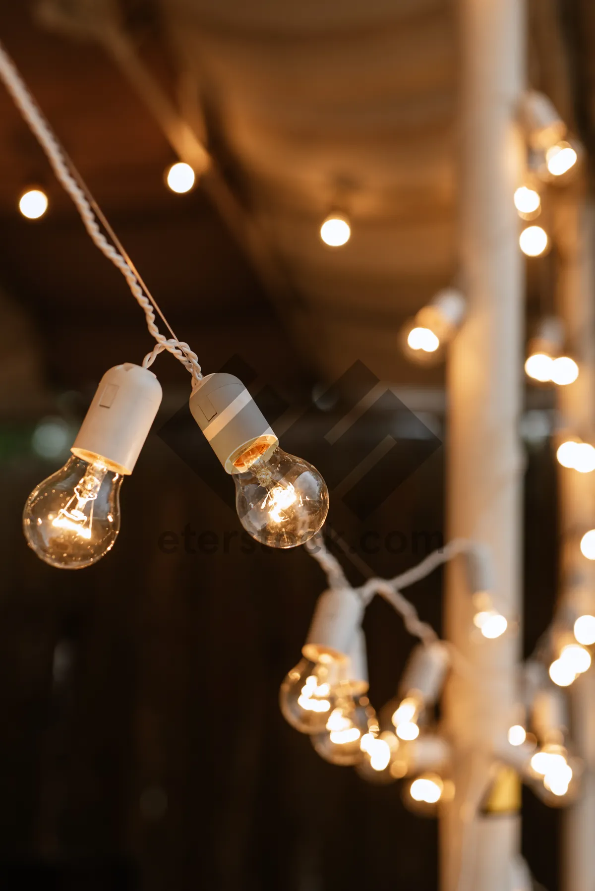 Picture of Golden Winter Celebration Chandelier