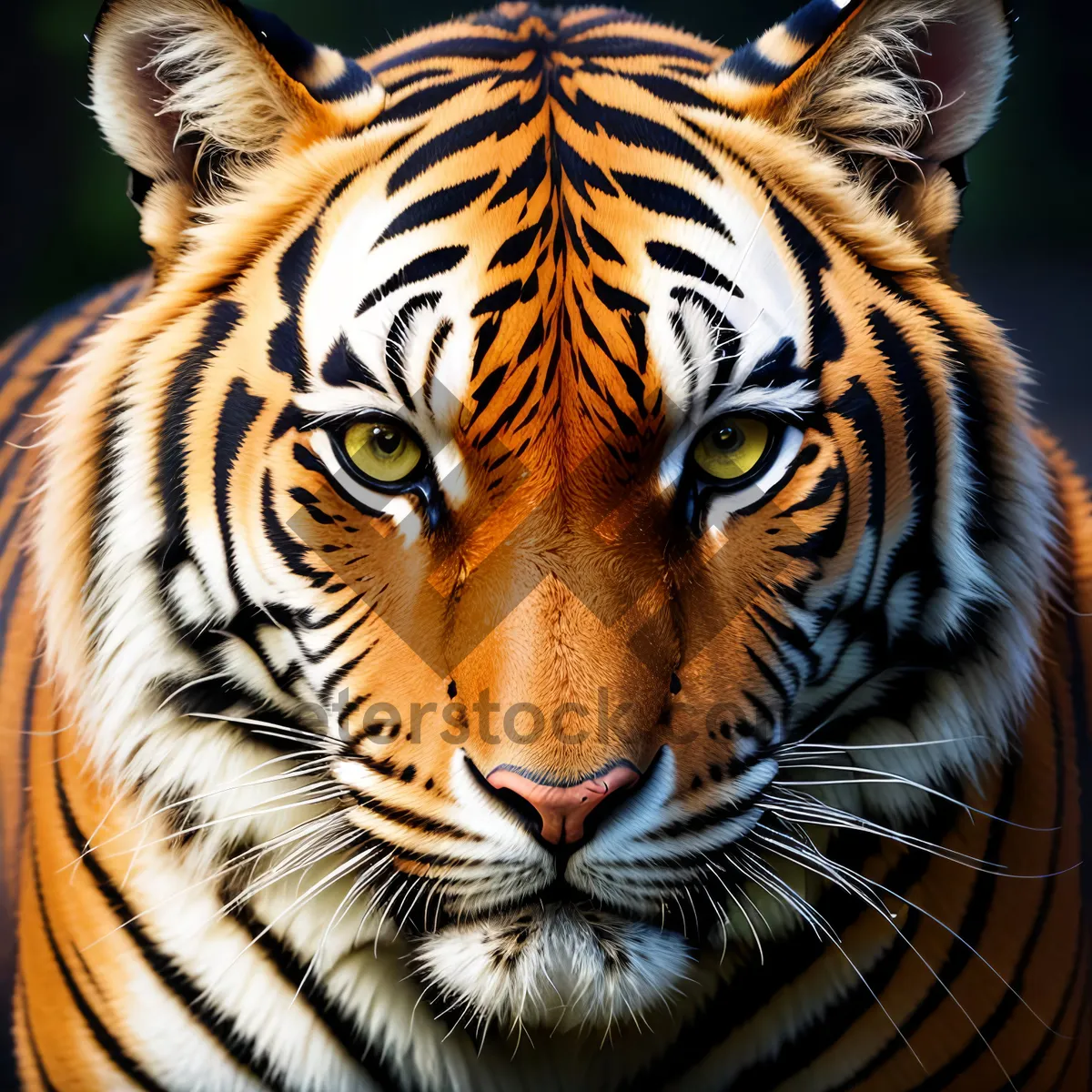 Picture of Striped Predator - Majestic Tiger in the Jungle