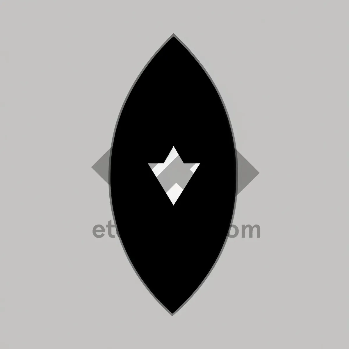 Picture of Symbolic Cone Pick Icon - Distinctive Symbol Sign