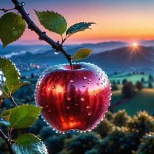 Fresh, Delicious Red Apple - Healthy and Sweet Snack