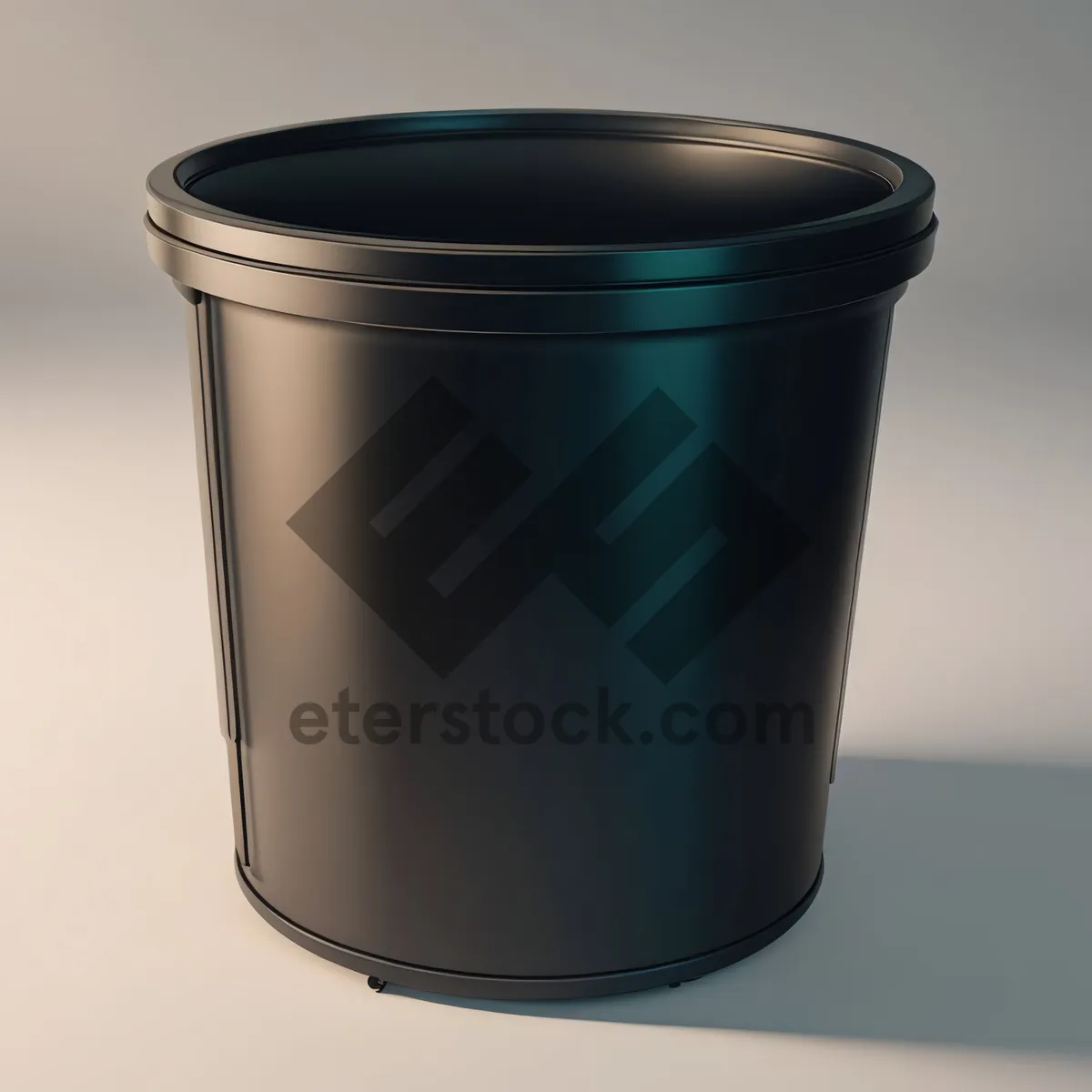 Picture of Clean Metal Bin for Emptying Garbage