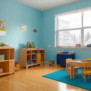 Modern Wood-Framed Living Room with Contemporary Furniture