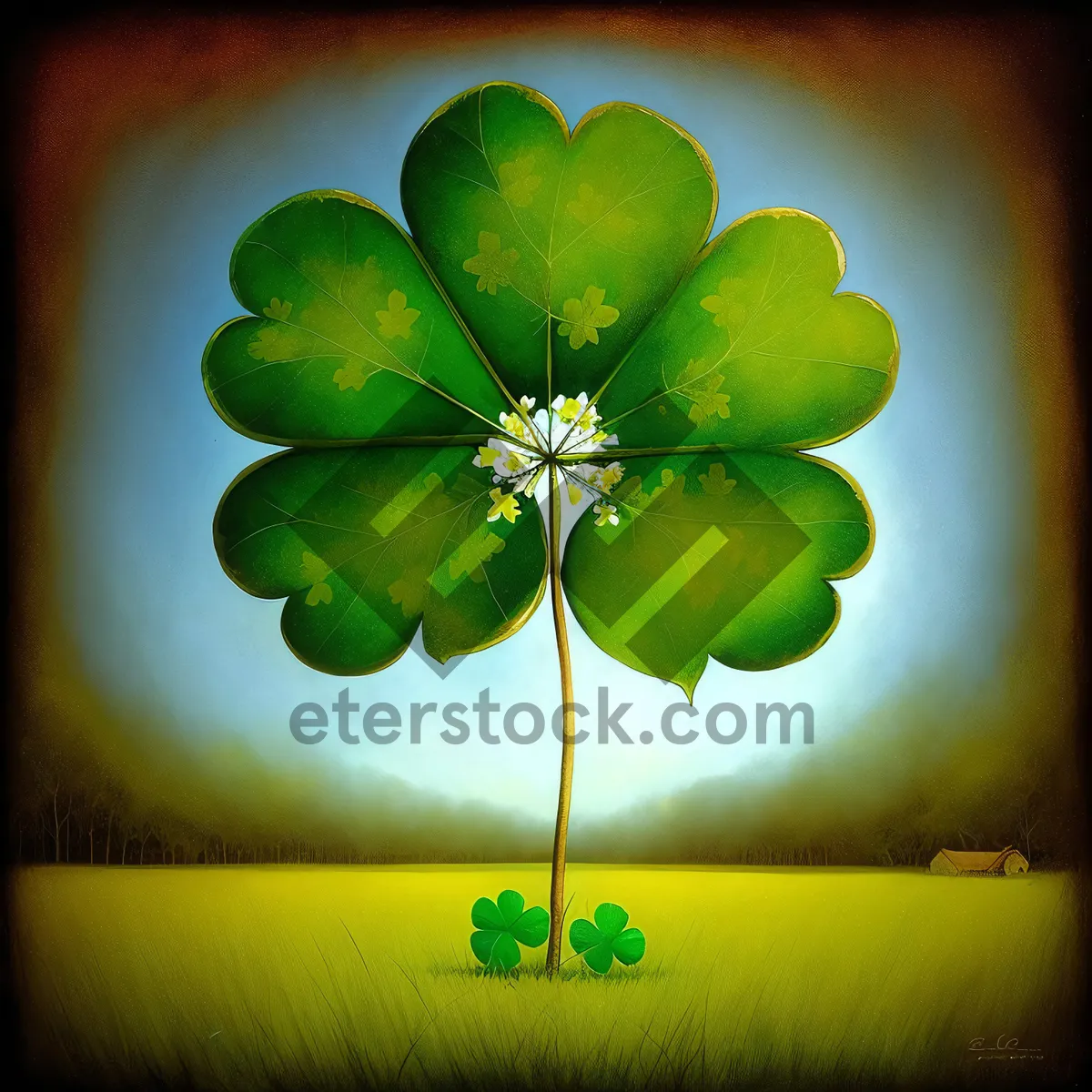 Picture of Colorful Clover Blossoming in Spring Garden"
(Note: The provided tags have been utilized to create a short and descriptive name for the image)