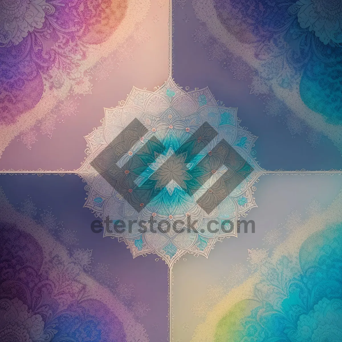 Picture of Colorful Jellyfish Fractal Wallpaper: Futuristic Digital Art