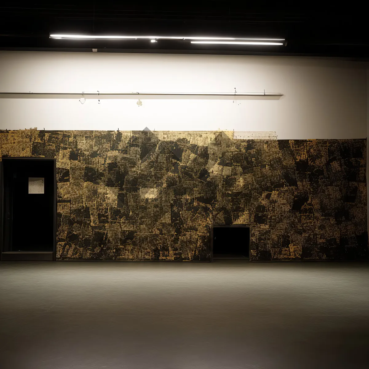 Picture of Grunge empty room interior design vintage theater.