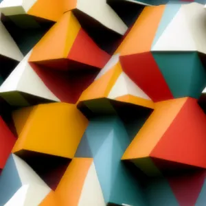 Colorful Gem Graphic Design: A Vibrant Symbol of Art and Web