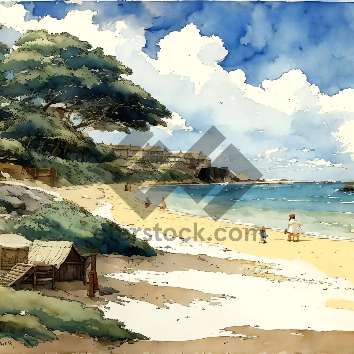 Picture of Soothing Summer Beachscape at Tropical Paradise