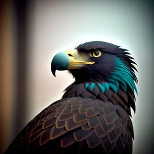 Eagle's Majestic Feathered Stare