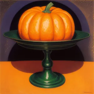 Vibrant Thanksgiving Pumpkin Lantern Decoration