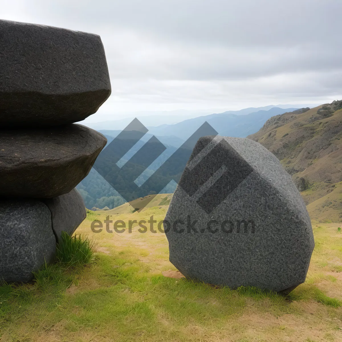 Picture of Megalith Memorial: Stone Structure on Knoll