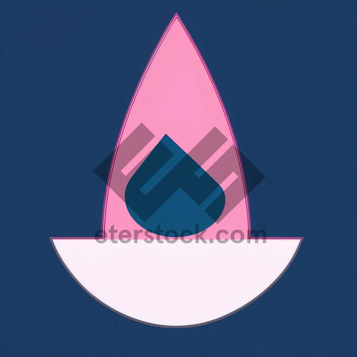 Picture of cone icon symbol sign