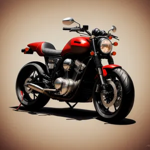 Speedy Motorbike with Powerful Brake System