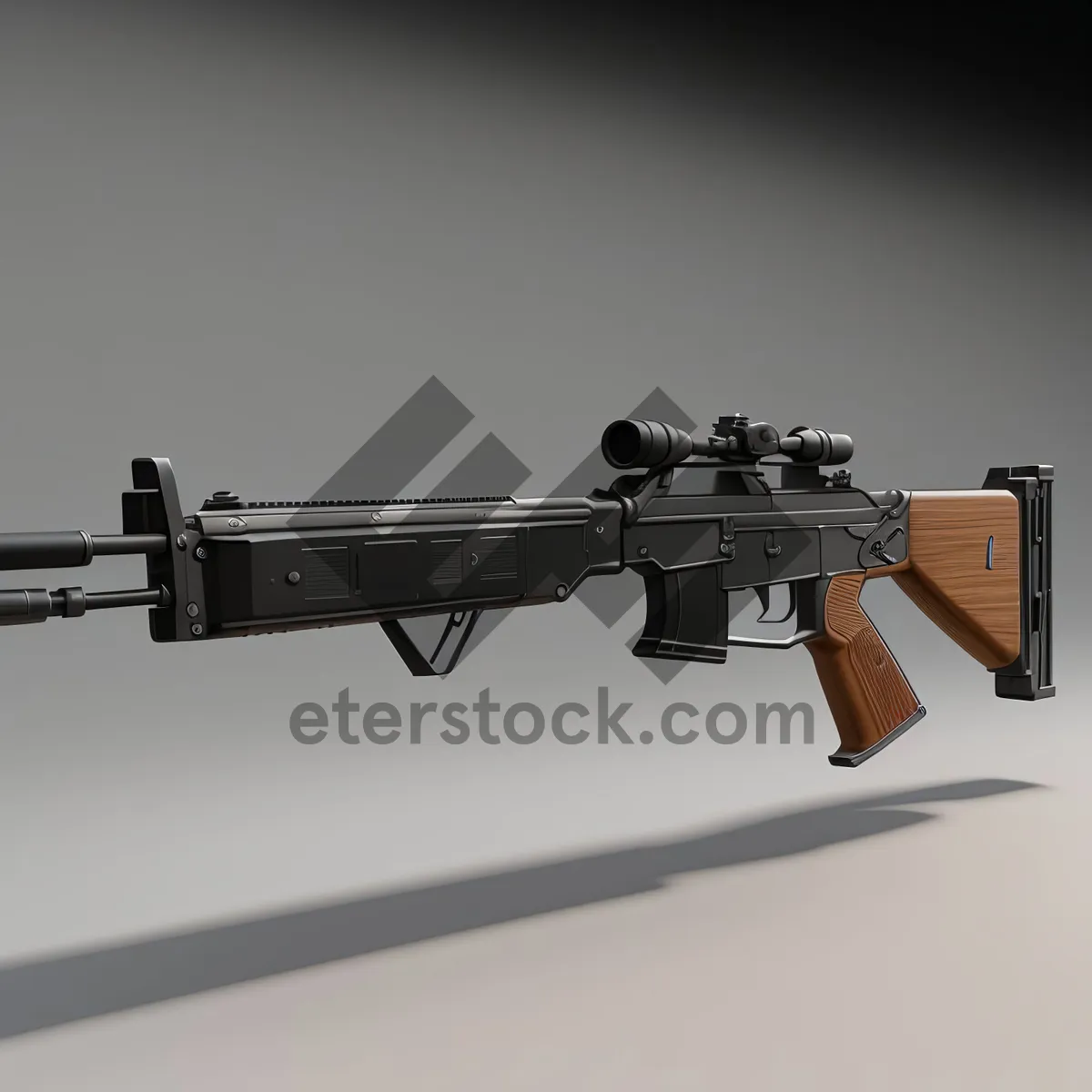 Picture of War Machine: Assault Rifle Unleashed in the Air