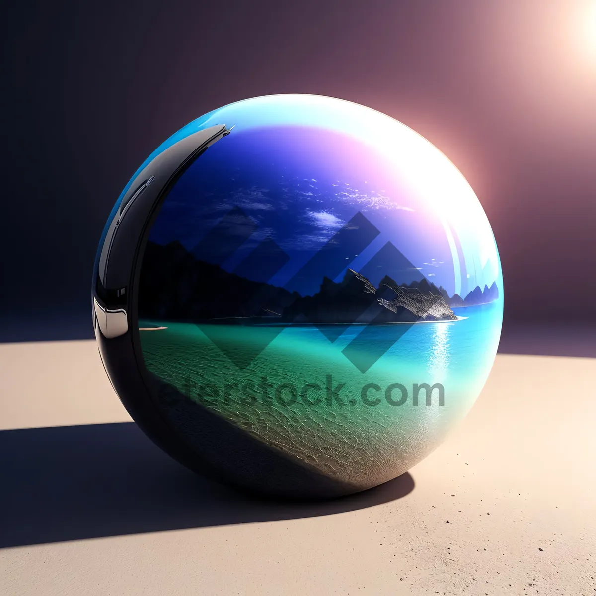 Picture of Globe Reflection in Sunglasses: The World through a Lens