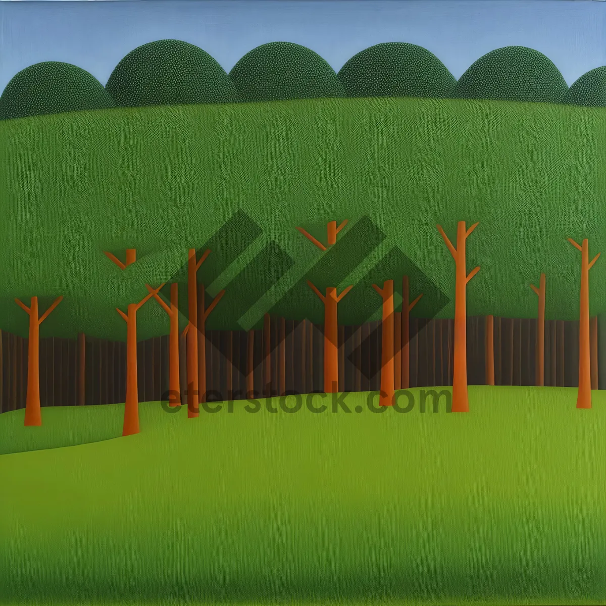 Picture of Vibrant Rainbow Art: Colorful Drawings with Pencils and Cactus Plant