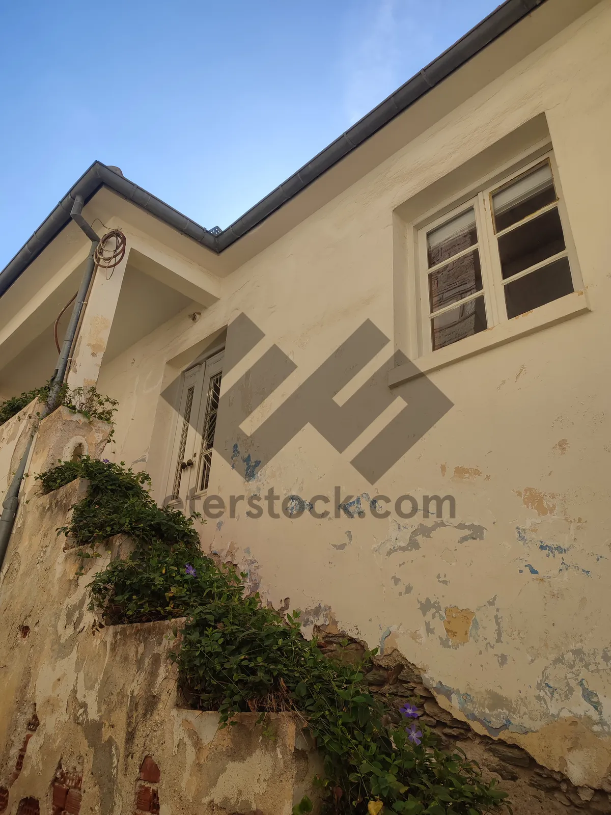 Picture of Modern residential home with brick exterior and stucco walls