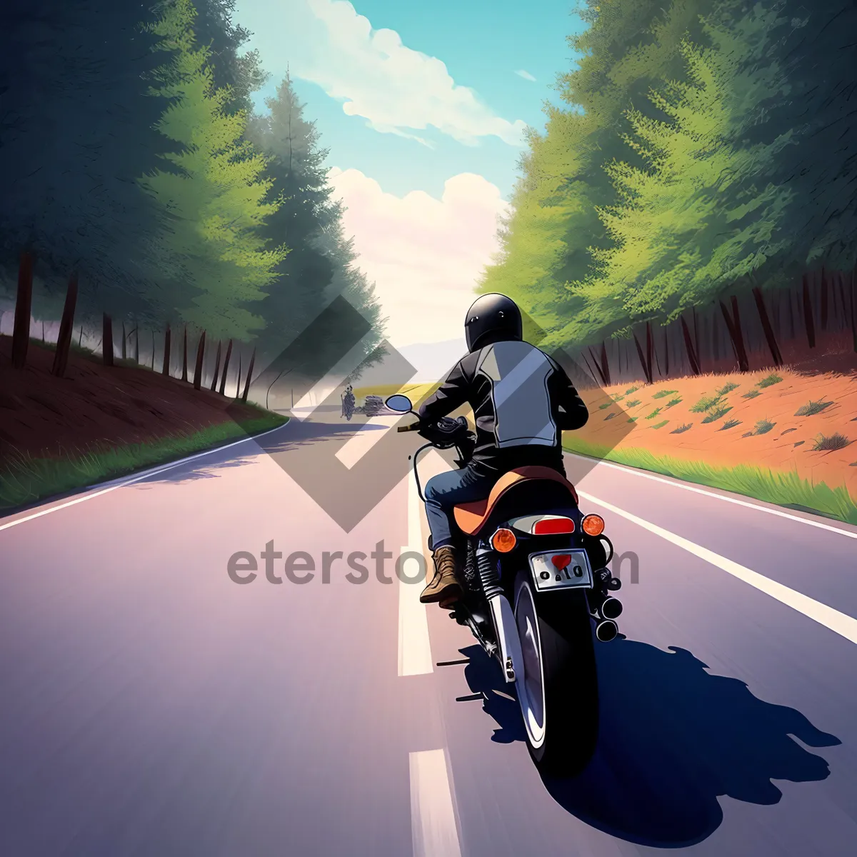 Picture of High-Speed Adventure: Motorcycle Racing on the Open Road.