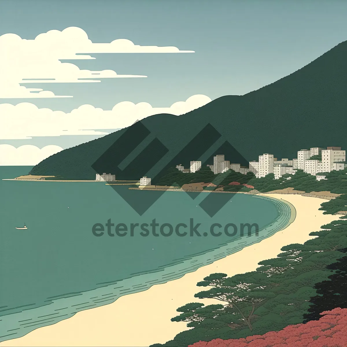 Picture of Serene Beachfront Paradise on Island Oasis