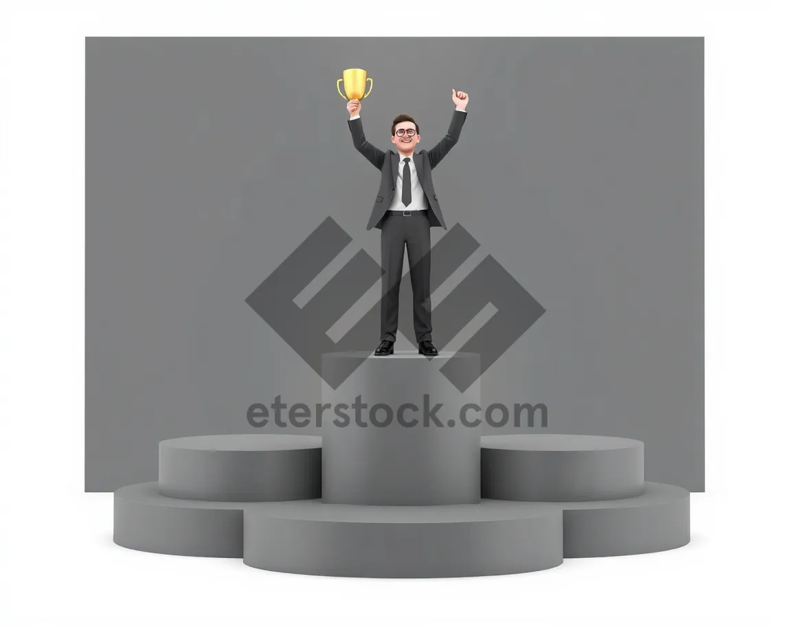 Picture of 3D render of a business sorcerer character.