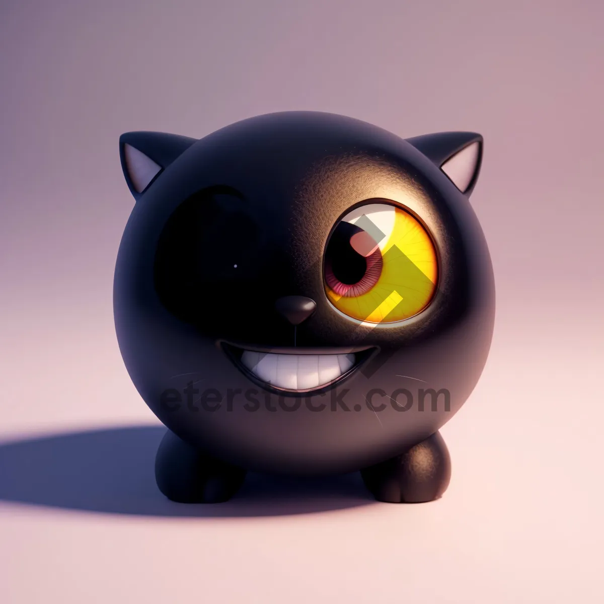 Picture of 3D Cartoon Piggy Bank with Automaton Container