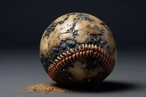 Brown Baseball and Sports Equipment Ball Gear