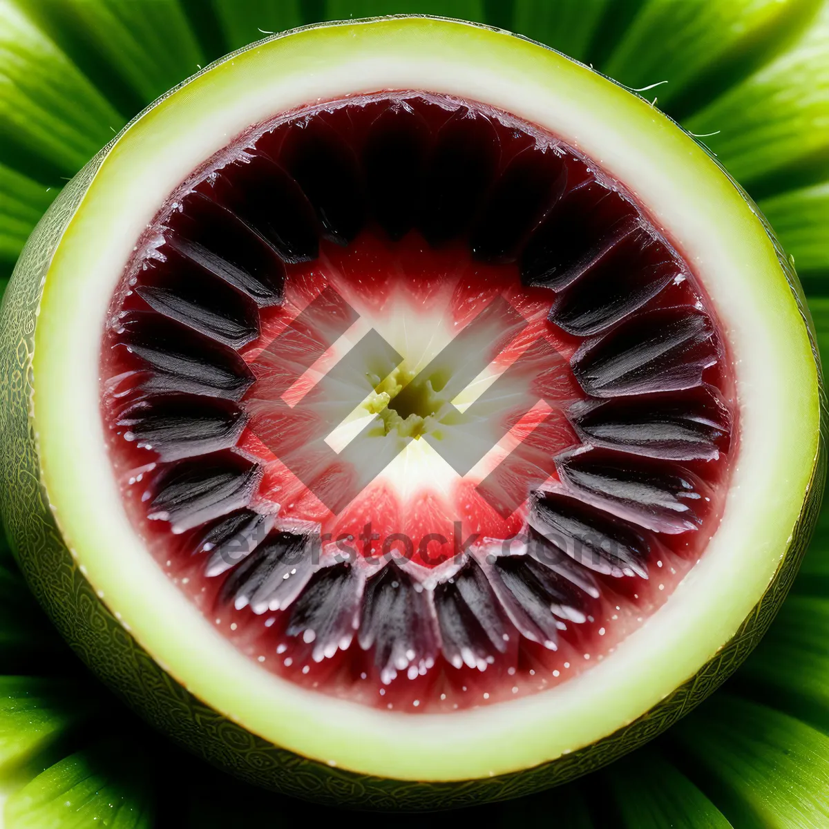 Picture of Juicy Tropical Fruit Delight: Kiwi Watermelon Slice