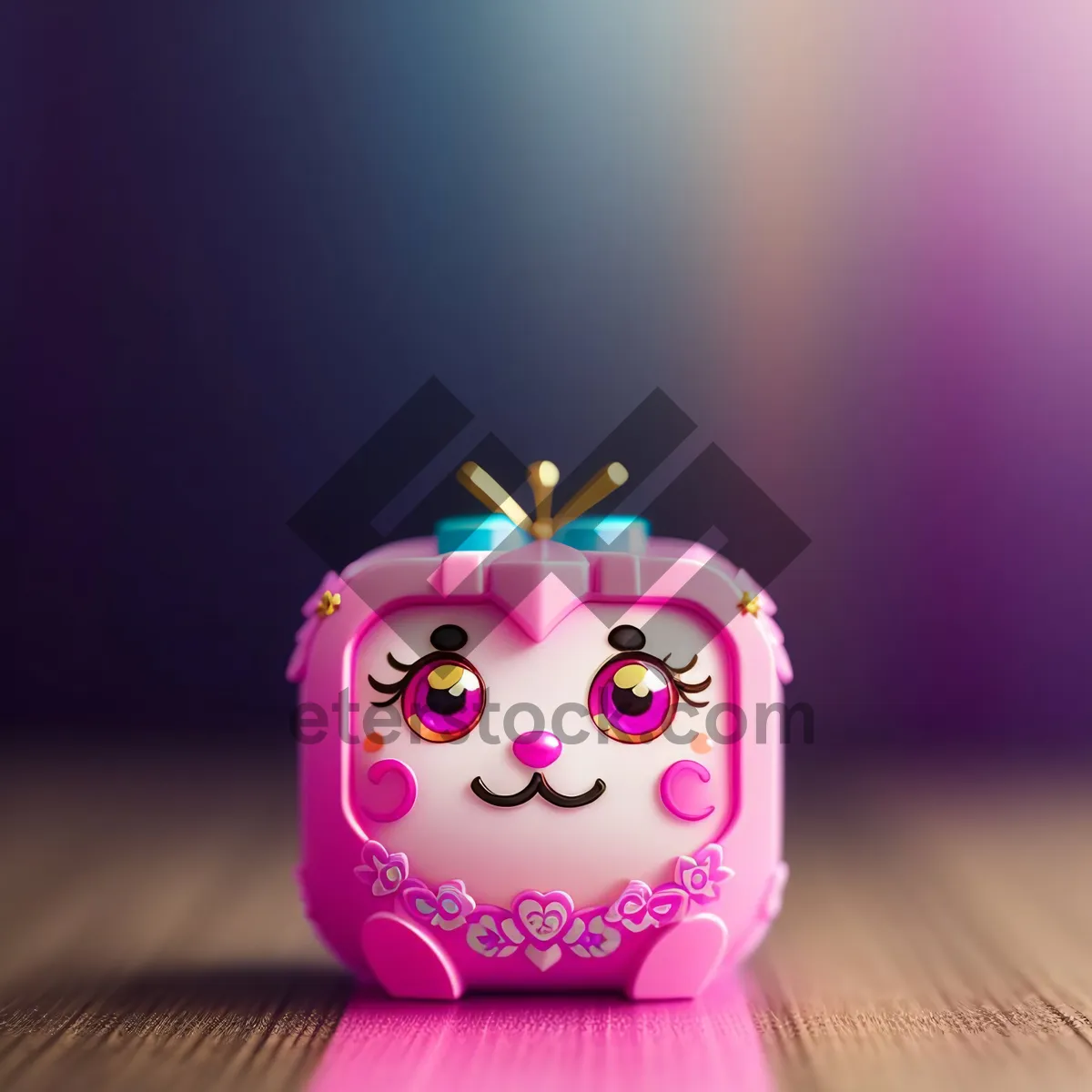 Picture of Playful Pink Piggy Bank Saving Money