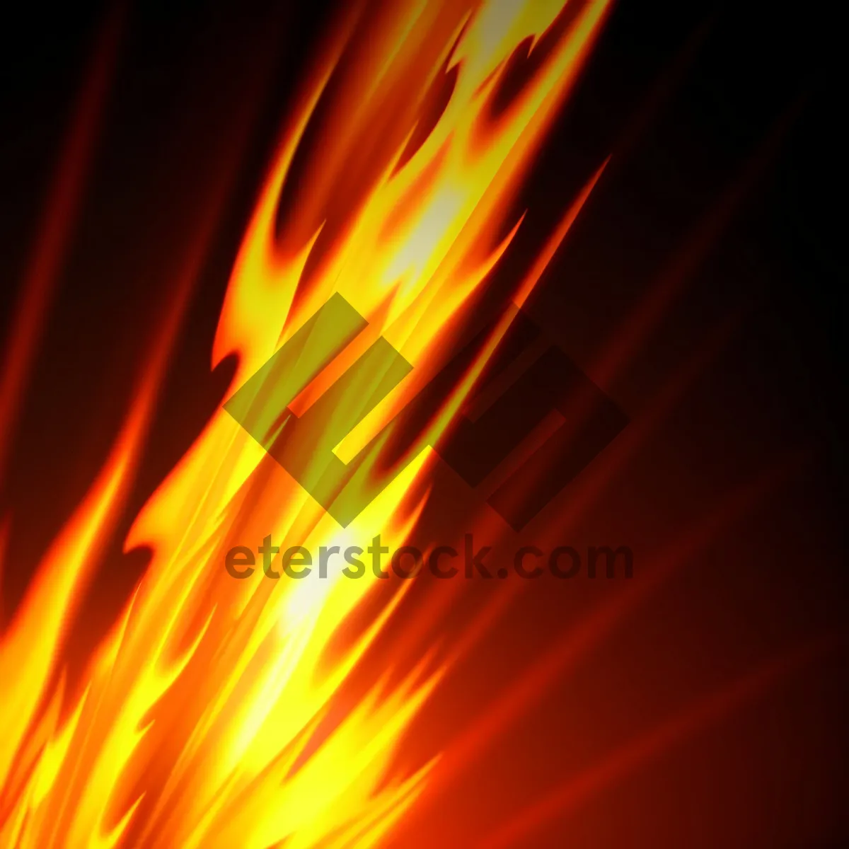 Picture of Fiery Cosmic Energy Explosion.