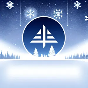 Winter Wonderland: Festive Caribou with Snowflake Decorations