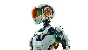 Cartoon 3D Technology Man Robot Character Render