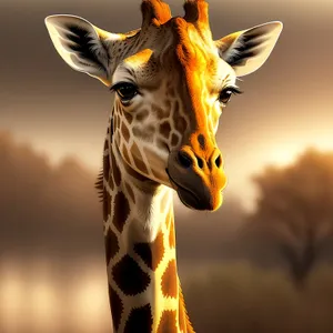 Graceful Giraffe in the Wilderness