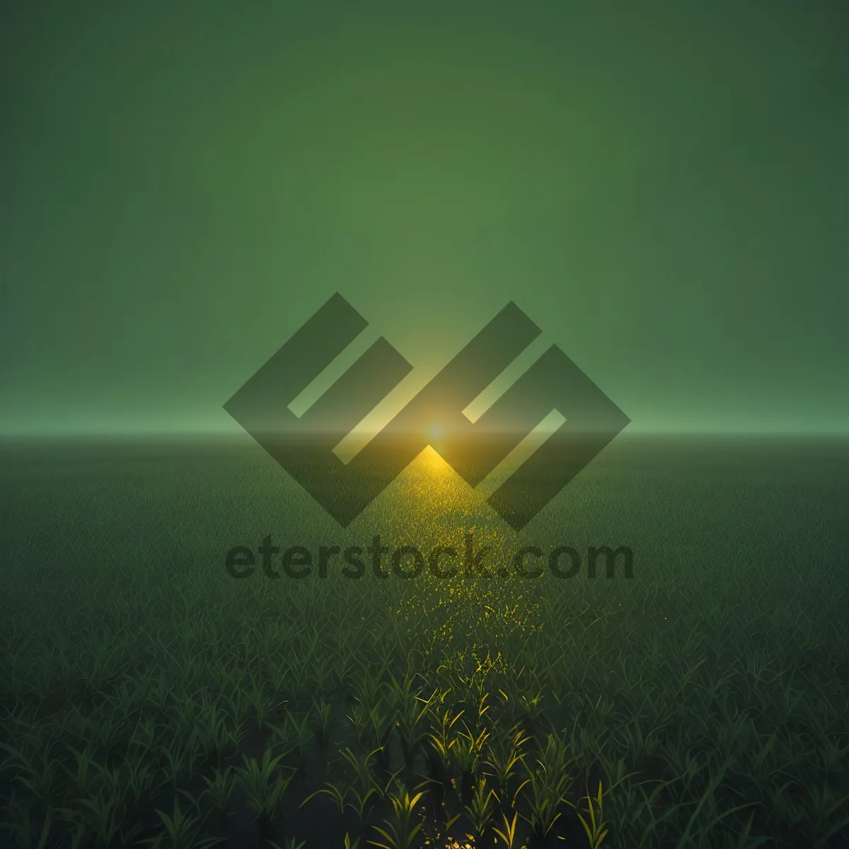 Picture of Vibrant Sunset Over Tranquil Ocean