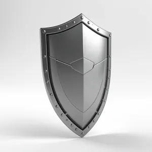 Shiny 3D metal heart icon design.
