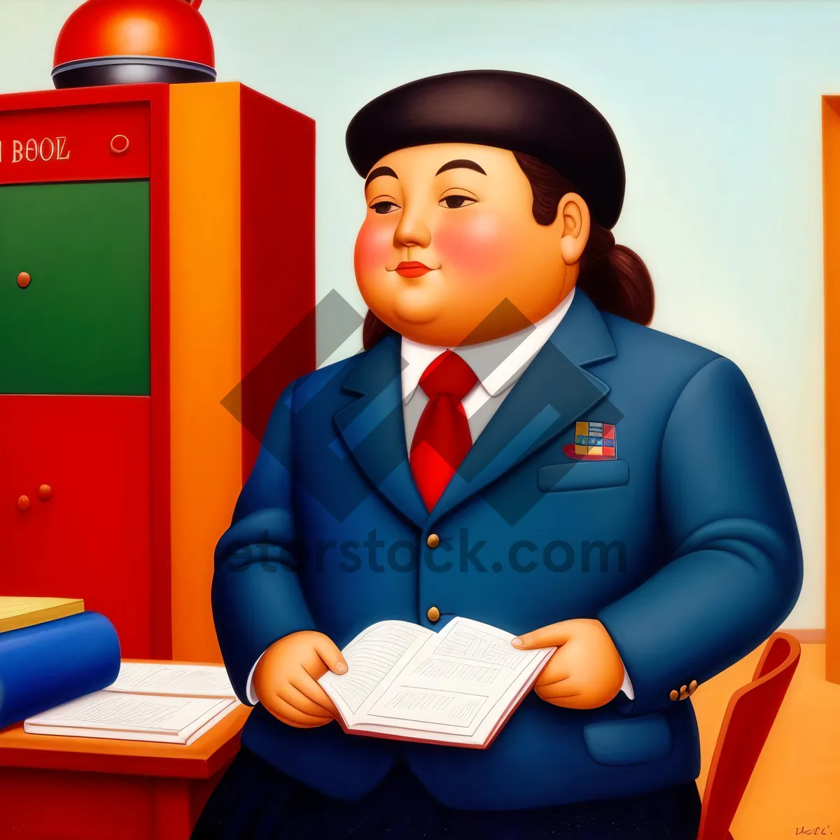 Picture of Professional businesswoman working at her office desk.