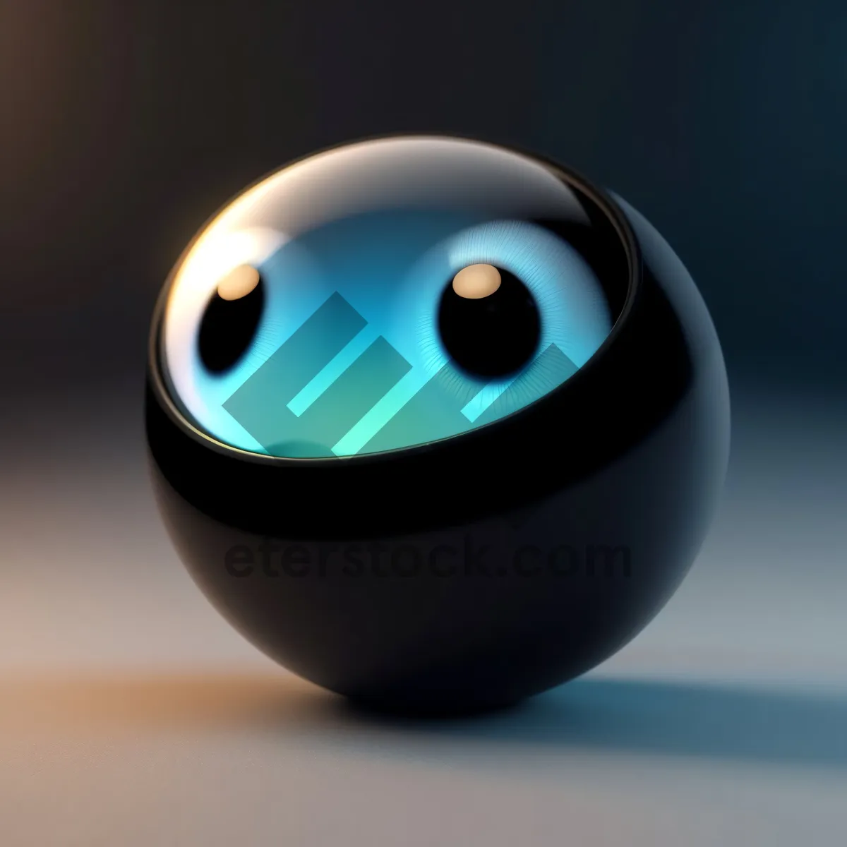 Picture of Shiny Glass Sphere Button Icon